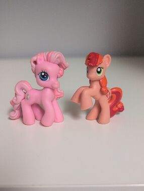 💜2/$20💜 My Little Pony Mini Figures Pinkie Pie And Pepper dance 2" Collectible